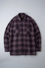 画像をギャラリービューアに読み込む, 【BLUCO/ブルコ】OMBRE CHECK FLANNEL SHIRT