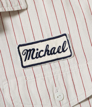 画像をギャラリービューアに読み込む, 【SUGAR CANE/シュガーケーン】COKE STRIPE WORK SHIRT with EMBROIDERED