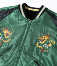 画像をギャラリービューアに読み込む, 【TAILOR TOYO/テーラー東洋】Mid 1950s Style Velveteen (Two-tone) × Acetate Souvenir Jacket “TIGER HEAD” × “GOLD DRAGON”