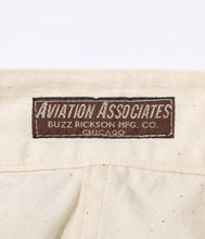 画像をギャラリービューアに読み込む, 【BUZZ RICKSON'S/バズリクソンズ】AVIATION ASSOCIATES TROUSERS, WORKING, WHITE TWILL