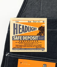 画像をギャラリービューアに読み込む, 【HEADLIGHT/ヘッドライト】11oz. BLUE DENIM LOW BACK OVERALLS