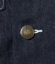 画像をギャラリービューアに読み込む, 【HEADLIGHT/ヘッドライト】9.5oz. SPECIAL WEAVE DENIM DOUBLE BREASTED COAT