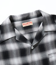 画像をギャラリービューアに読み込む, 【SUGAR CANE/シュガーケーン】RAYON OMBRE CHECK OPEN SHIRT
