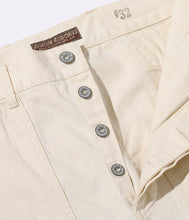 画像をギャラリービューアに読み込む, 【BUZZ RICKSON'S/バズリクソンズ】AVIATION ASSOCIATES TROUSERS, WORKING, WHITE TWILL