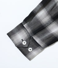 画像をギャラリービューアに読み込む, 【SUGAR CANE/シュガーケーン】RAYON OMBRE CHECK OPEN SHIRT