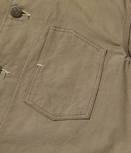 画像をギャラリービューアに読み込む, 【SUGAR CANE/シュガーケーン】 FICTION ROMANCE 10oz. KHAKI DUCK WORK COAT