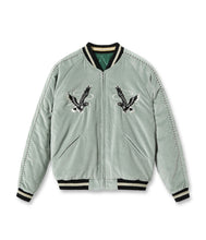 画像をギャラリービューアに読み込む, 【TAILOR TOYO/テーラー東洋】Mid 1950s Style Velveteen Souvenir Jacket “BLACK EAGLE” × “JAPAN MAP”