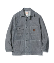 画像をギャラリービューアに読み込む, 【SAILOR MOKU PRODUCTS 】12.5oz. HICKORY STRIPE WORK JACKET