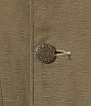 画像をギャラリービューアに読み込む, 【SUGAR CANE/シュガーケーン】 FICTION ROMANCE 10oz. KHAKI DUCK WORK COAT