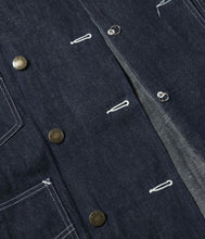 画像をギャラリービューアに読み込む, 【HEADLIGHT/ヘッドライト】9.5oz. SPECIAL WEAVE DENIM DOUBLE BREASTED COAT