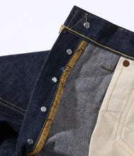 画像をギャラリービューアに読み込む, 【SUGAR CANE/シュガーケーン】SUGAR CANE Super “Denim” Collectibles #07 13.5oz. BLUE DENIM WAIST OVERALLS “1946” MODEL