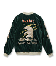 画像をギャラリービューアに読み込む, 【TAILOR TOYO/テーラー東洋】Late 1950s Style Velveteen Souvenir Jacket “POLAR BEAR” × “ALASKA MAP”