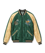 画像をギャラリービューアに読み込む, 【TAILOR TOYO/テーラー東洋】Mid 1950s Style Velveteen Souvenir Jacket “BLACK EAGLE” × “JAPAN MAP”