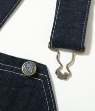 画像をギャラリービューアに読み込む, 【HEADLIGHT/ヘッドライト】11oz. BLUE DENIM LOW BACK OVERALLS