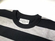 画像をギャラリービューアに読み込む, 【WESTRIDE/ウエストライド】HEAVY BORDER LONG TEE BLK/H.GRY