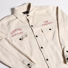 画像をギャラリービューアに読み込む, 【WESTRIDE/ウエストライド】HILLBILLY SHIRTS CREAM PRINT