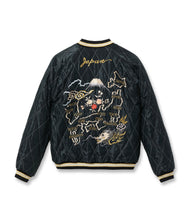 画像をギャラリービューアに読み込む, 【TAILOR TOYO/テーラー東洋】Mid 1950s Style Velveteen Souvenir Jacket “ROARING TIGER” × “JAPAN MAP”