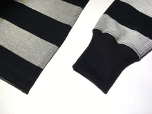 画像をギャラリービューアに読み込む, 【WESTRIDE/ウエストライド】HEAVY BORDER LONG TEE BLK/H.GRY