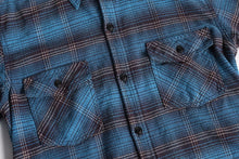 画像をギャラリービューアに読み込む, 【WESTRIDE/ウエストライド】 HILLBILLY SHIRTS BLUE CHK