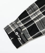 画像をギャラリービューアに読み込む, 【SUGAR CANE/シュガーケーン】RAYON DOBBY CHECK OPEN SHIRT