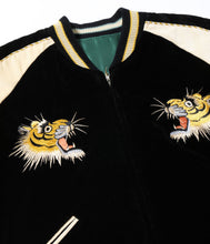画像をギャラリービューアに読み込む, 【TAILOR TOYO/テーラー東洋】Mid 1950s Style Velveteen (Two-tone) × Acetate Souvenir Jacket “TIGER HEAD” × “GOLD DRAGON”
