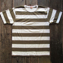 画像をギャラリービューアに読み込む, 【WHITESVILLE/ホワイツビル】30/2 BORDER T-SHIRT OLIVE