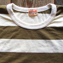 画像をギャラリービューアに読み込む, 【WHITESVILLE/ホワイツビル】30/2 BORDER T-SHIRT OLIVE