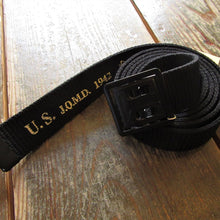 画像をギャラリービューアに読み込む, 【BUZZ RICKSON'S/バズリクソンズ】WILLIAM GIBSON COLLECTION BLACK BELT, WEB, WAIST, EM M-1937