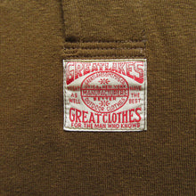 画像をギャラリービューアに読み込む, 【FREEWHEELERS/フリーホイーラーズ】“HENLEY NECKED” LONG SLEEVE SHIRT BROWN × TARF GREEN