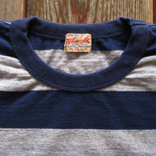 画像をギャラリービューアに読み込む, 【WHITESVILLE/ホワイツビル】30/2 BORDER T-SHIRT NAVYxGRAY