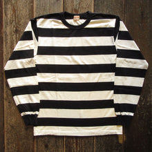 画像をギャラリービューアに読み込む, 【WHITESVILLE/ホワイツビル】30/2 BORDER T-SHIRT BLACKxOFF