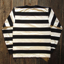 画像をギャラリービューアに読み込む, 【WHITESVILLE/ホワイツビル】30/2 BORDER T-SHIRT BLACKxOFF