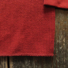 画像をギャラリービューアに読み込む, 【FREEWHEELERS/フリーホイーラーズ】“CREW NECKED THERMAL” LONG SLEEVE SHIRT INDIAN RED