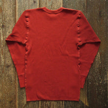 画像をギャラリービューアに読み込む, 【FREEWHEELERS/フリーホイーラーズ】“CREW NECKED THERMAL” LONG SLEEVE SHIRT INDIAN RED
