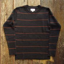 画像をギャラリービューアに読み込む, 【WESTRIDE/ウエストライド】CLASSIC RIB NARROW BORDER SWEATER BLK/BRK