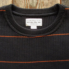 画像をギャラリービューアに読み込む, 【WESTRIDE/ウエストライド】CLASSIC RIB NARROW BORDER SWEATER BLK/BRK