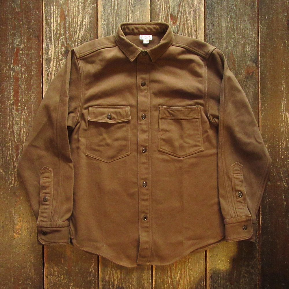 【FREEWHEELERS/フリーホイーラーズ】“Gemsa” WORK SHIRT DARK RED KHAKI