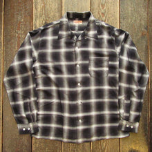 画像をギャラリービューアに読み込む, 【SUGAR CANE/シュガーケーン】RAYON OMBRE CHECK OPEN SHIRT