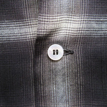 画像をギャラリービューアに読み込む, 【SUGAR CANE/シュガーケーン】RAYON OMBRE CHECK OPEN SHIRT