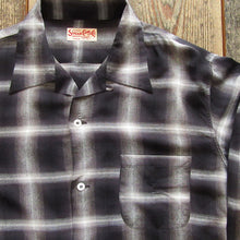 画像をギャラリービューアに読み込む, 【SUGAR CANE/シュガーケーン】RAYON OMBRE CHECK OPEN SHIRT