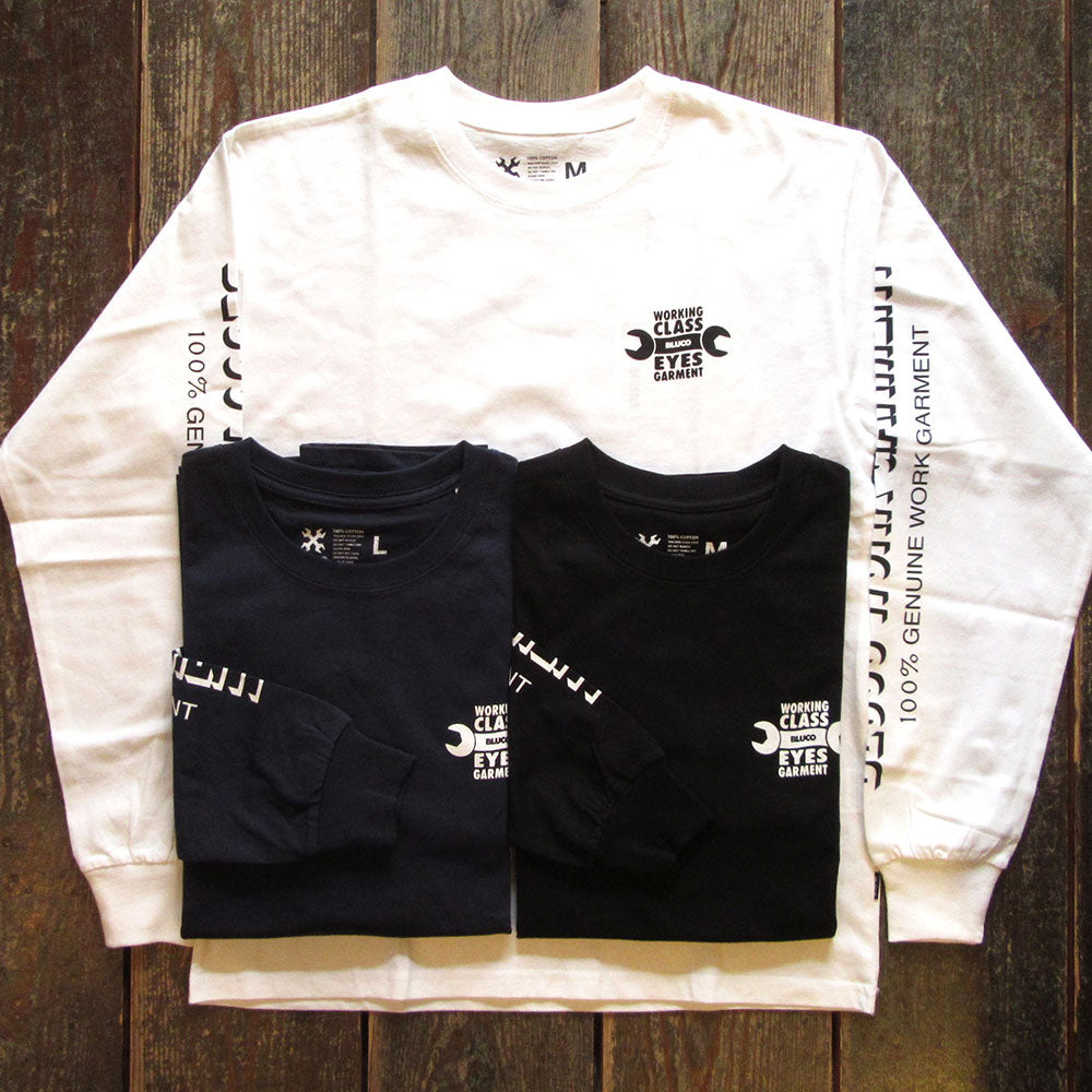 【BLUCO/ブルコ】PRINT L/S TEE -WORKIN CLASS EYES-