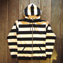 画像をギャラリービューアに読み込む, 【WESTRIDE/ウエストライド】HEAVY BORDER HOODIE BLK/CRM