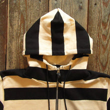 画像をギャラリービューアに読み込む, 【WESTRIDE/ウエストライド】HEAVY BORDER HOODIE BLK/CRM