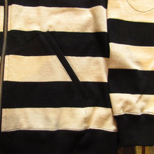 画像をギャラリービューアに読み込む, 【WESTRIDE/ウエストライド】HEAVY BORDER HOODIE BLK/CRM