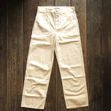 画像をギャラリービューアに読み込む, 【BUZZ RICKSON'S/バズリクソンズ】AVIATION ASSOCIATES TROUSERS, WORKING, WHITE TWILL