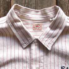 画像をギャラリービューアに読み込む, 【SUGAR CANE/シュガーケーン】COKE STRIPE WORK SHIRT with EMBROIDERED