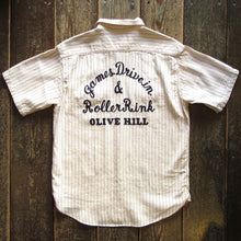 画像をギャラリービューアに読み込む, 【SUGAR CANE/シュガーケーン】COKE STRIPE WORK SHIRT with EMBROIDERED