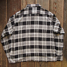 画像をギャラリービューアに読み込む, 【SUGAR CANE/シュガーケーン】RAYON DOBBY CHECK OPEN SHIRT