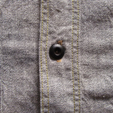 画像をギャラリービューアに読み込む, 【FREEWHEELERS/フリーホイーラーズ】“Neal” SHIRT WHITE PEPPER CHAMBRAY
