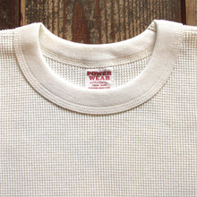画像をギャラリービューアに読み込む, 【FREEWHEELERS/フリーホイーラーズ】“UNION OIL” CREW NECKED THERMAL LONG SLEEVE SHIRT IVORY